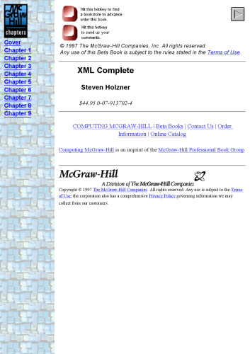 Xml کامل (Mcgraw هیل سری کامل)