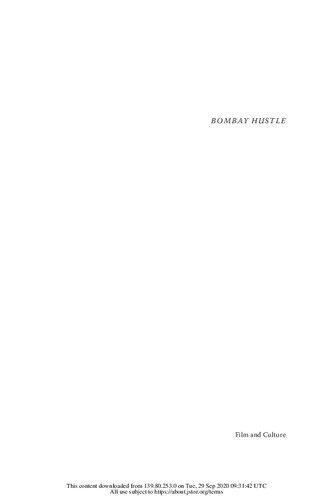 ﻿بمبئی Hustle: ساخت فیلم در یک شهر استعماری