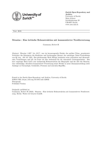 ﻿منزیوس · بازسازی انتقادی با ترجمه جدید مشروح - تحقیق و ترجمه پزشکی قانونی جلد 1