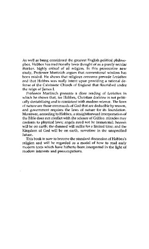 ﻿دو خدای لویاتان: توماس هابز درباره دین و سیاست