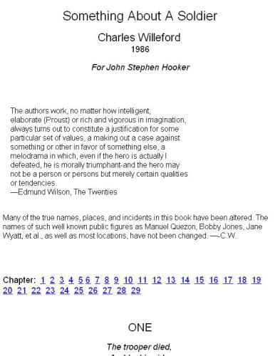 ﻿چیزی در مورد یک سرباز