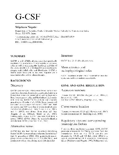 G-CSF