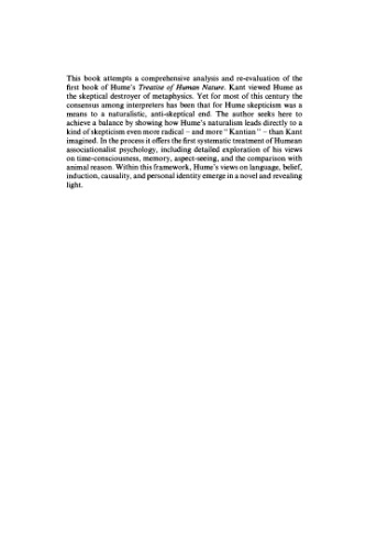 ﻿نظریه هوشیاری هیوم