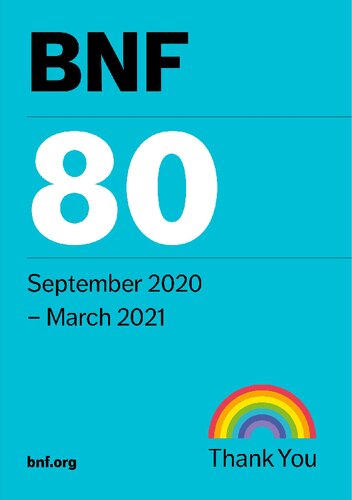 ﻿BNF 80 (فرمول ملی بریتانیا) سپتامبر 2020-مارس 2021