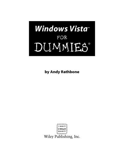 ﻿Windows Vista برای Dummies: مرجعی برای بقیه ما