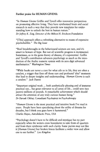 ﻿Human Givens: رویکردی جدید به سلامت عاطفی و تفکر شفاف