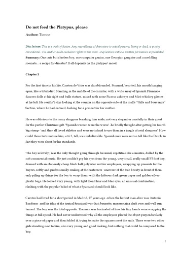 ﻿درخواست های Platypus را تغذیه نکنید