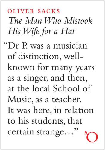 ﻿مردی که همسرش را با کلاه و دیگر داستان های بالینی اشتباه گرفت