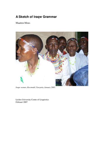 ﻿طرحی از دستور زبان عراق