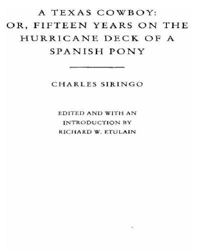 ﻿یک گاوچران تگزاسی: یا پانزده سال روی عرشه طوفان تسویه حساب اسپانیایی