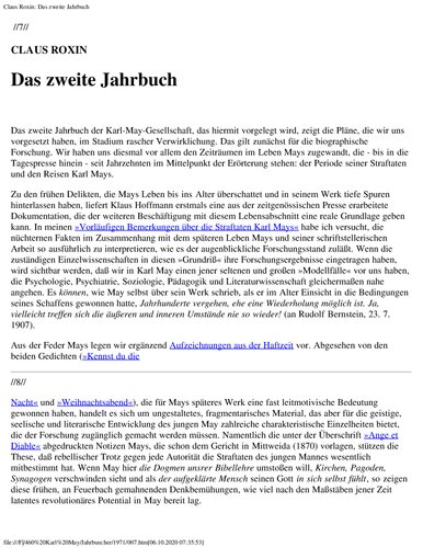 ﻿سالنامه انجمن کارل می 1971