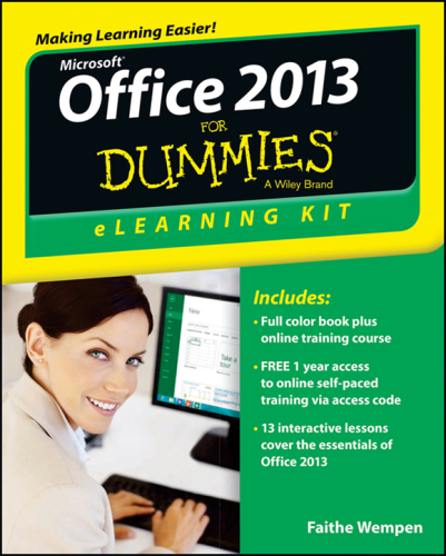 ﻿Office 2013 for Dummies: ELearning Kit