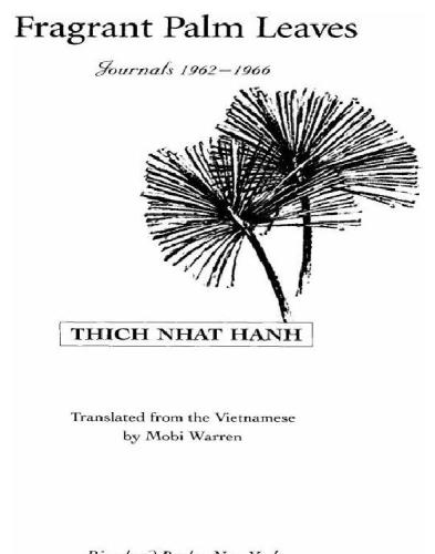 ﻿برگهای نخل معطر: نشریات ، 1962-1966