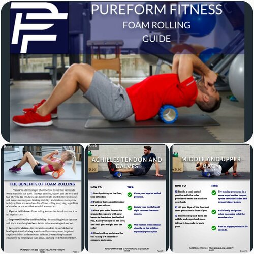 ﻿راهنمای نورد فوم PUREFORM FITNESS
