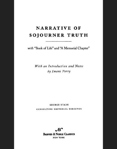 ﻿روایت Sojourner Truth: با «کتاب زندگی» و «فصل یادبود»