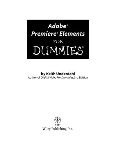﻿عناصر Adobe premiere برای آدمک ها