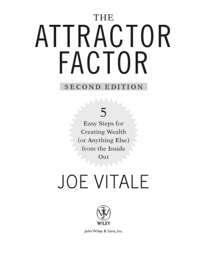 ﻿عامل جذب: 5 گام آسان برای خلق ثروت (یا هر چیز دیگری) از درون به بیرون