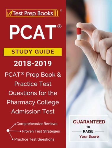 ﻿راهنمای مطالعه PCAT 2018-2019: کتاب آمادگی PCAT