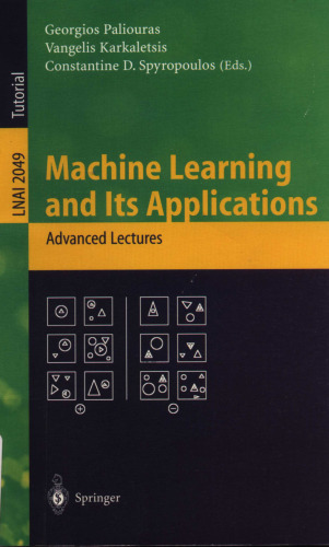 یادگیری ماشین و کاربردهای آن: سخنرانیهای پیشرفته