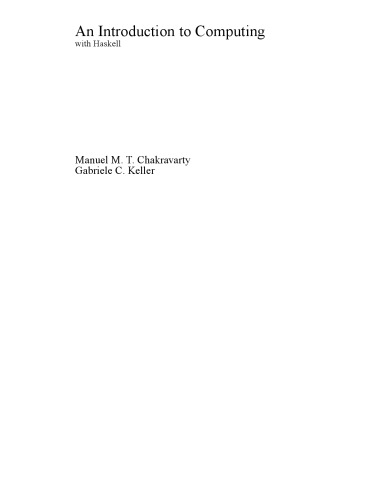 ﻿Chakravarty M.M.T.، Keller G.C: مقدمه ای بر محاسبات با Haskell