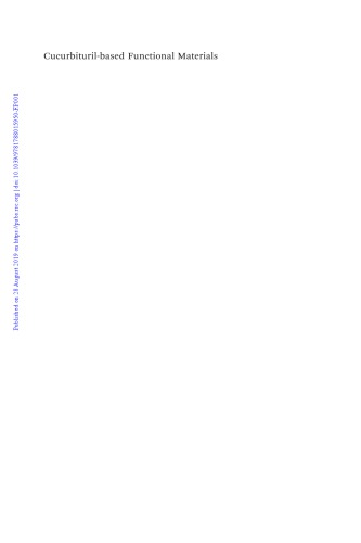 ﻿مواد کاربردی مبتنی بر کوکوربیتوریل