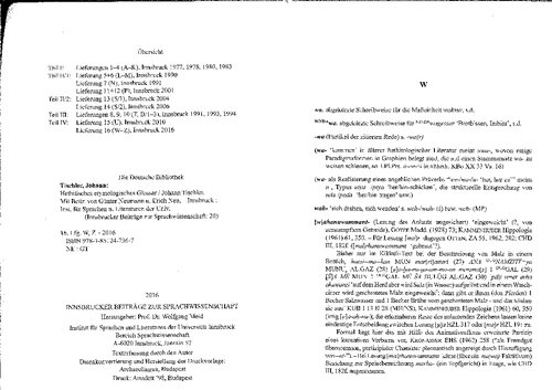 ﻿واژه نامه ریشه شناسی هیتی. قسمت چهارم، تحویل 16 (W-Z)