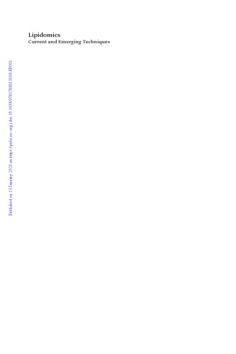 ﻿لیپیدومیکس: تکنیک های فعلی و در حال ظهور