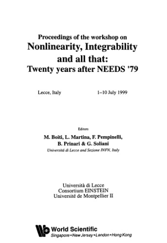 ﻿غیرخطی بودن، یکپارچگی و همه اینها: بیست سال پس از نیازهای سال 79 - مجموعه مقالات کارگاه