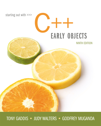 ﻿شروع کار با C++: Early Objects، 9/e