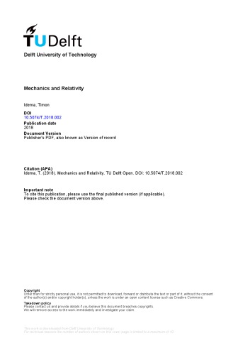 ﻿مکانیک و نسبیت