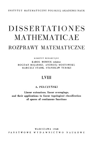 ﻿پسوندهای خطی، میانگین‌گیری‌های خطی و کاربردهای آنها