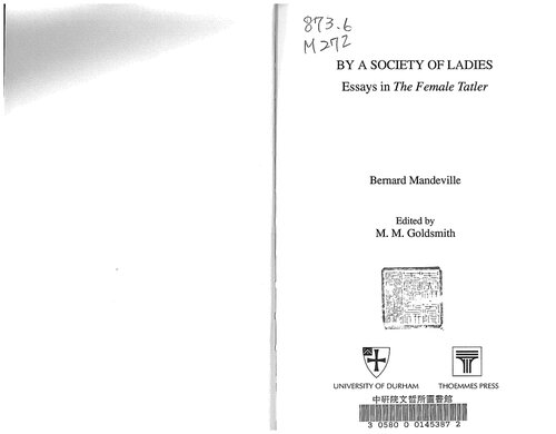 ﻿توسط یک جامعه بانوان: مقالاتی در زن تاتلر (منابع اولیه در اندیشه سیاسی)