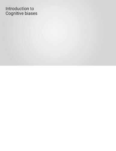 ﻿سوگیری های شناختی علیرضا اعتمادی