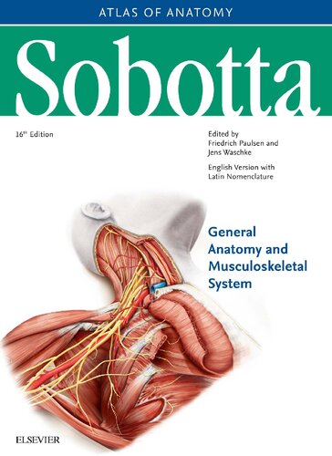 ﻿Sobotta Atlas of Anatomy, Vol.1, ed. 16, English/Latin: General Anatomy and Musculoskeletal System