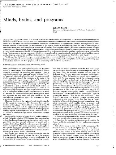 ﻿ذهن، مغز و برنامه ها