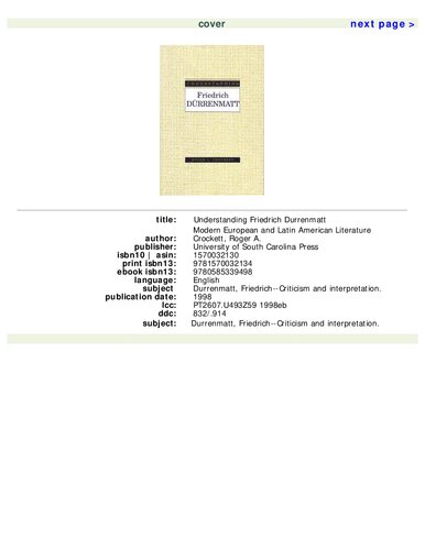 ﻿شناخت فردریش دورنمت