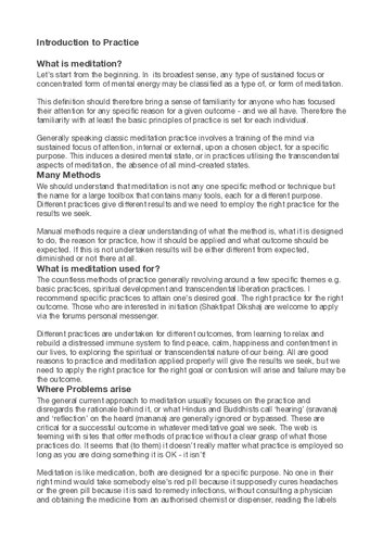 ﻿شاکتیپات و مدیتیشن