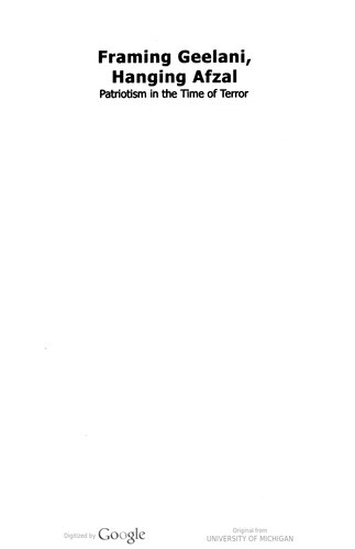 ﻿قاب‌بندی جیلانی، آویزان افضل: میهن‌پرستی در زمان ترور