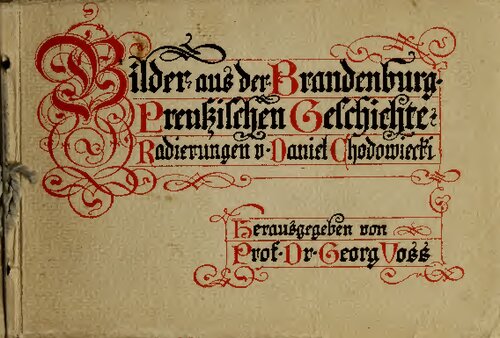 ﻿تصاویری از تاریخ براندنبورگ-پروس. حکاکی توسط دانیل چودویکی