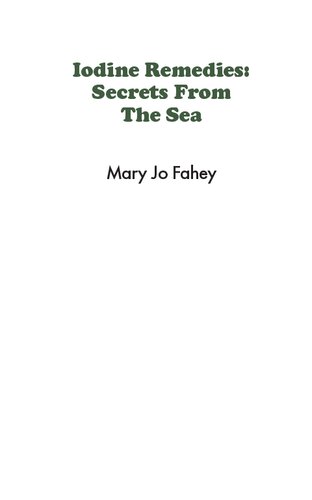 ﻿داروهای ید: رازهایی از دریا