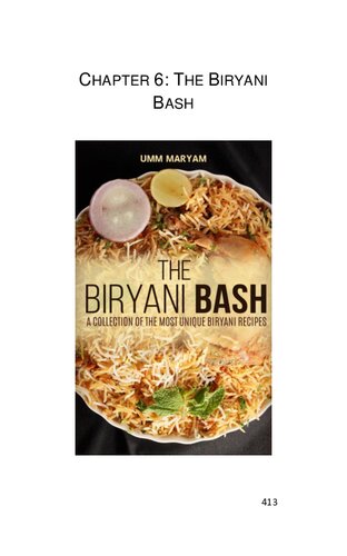 ﻿The Biryani Bash مجموعه ای از منحصر به فرد ترین دستور العمل های بریانی