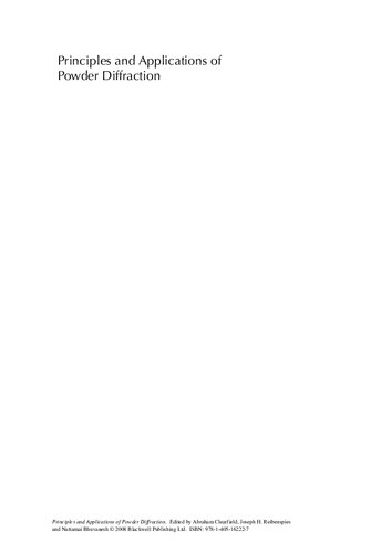 ﻿اصول و کاربردهای پراش پودر