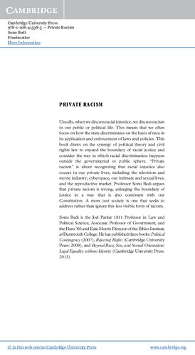 ﻿نژادپرستی خصوصی