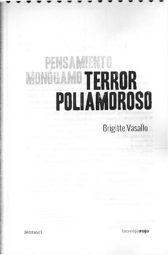 ﻿تفکر تک‌همسری، وحشت چندهمسری