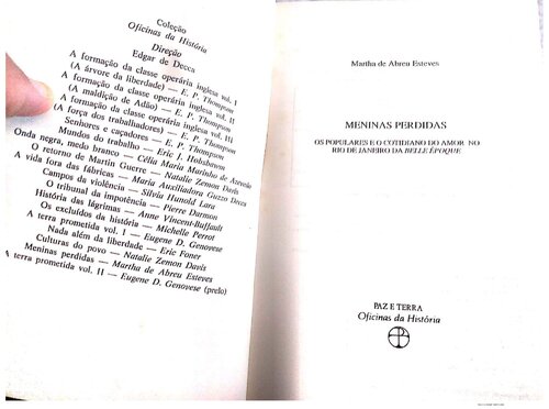 ﻿دختران گمشده: زندگی محبوب و روزمره عشق در Belle Epoque ریودوژانیرو