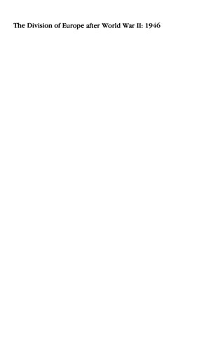 ﻿تقسیم اروپا پس از جنگ جهانی دوم: 1946