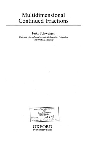 ﻿کسرهای چند بعدی ادامه یافته
