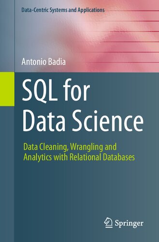 ﻿SQL برای علم داده: تمیز کردن داده ها، بحث و تجزیه و تحلیل با پایگاه های داده رابطه ای
