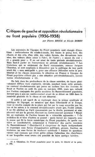 ﻿منتقدان چپ و مخالفان انقلابی با جبهه مردمی (1936-1938)