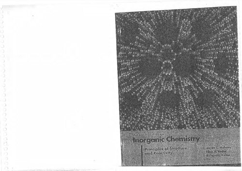 ﻿شیمی معدنی - اصول ساختار و واکنش پذیری